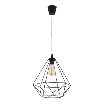 Candelabro suspenso DIAMOND 1xE27/60W/230V preto