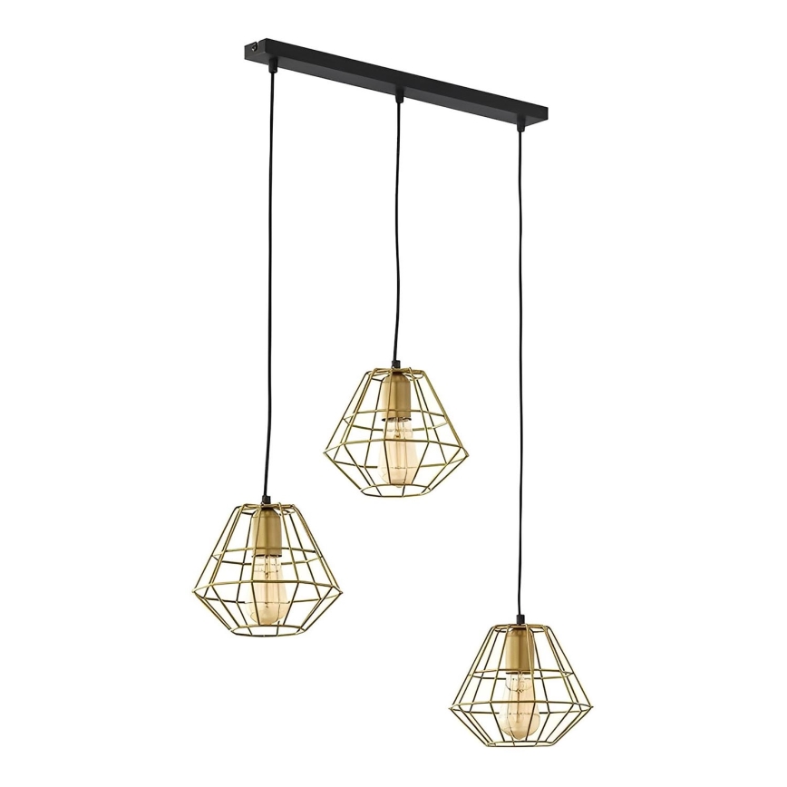 Candelabro suspenso DIAMOND 3xE27/60W/230V