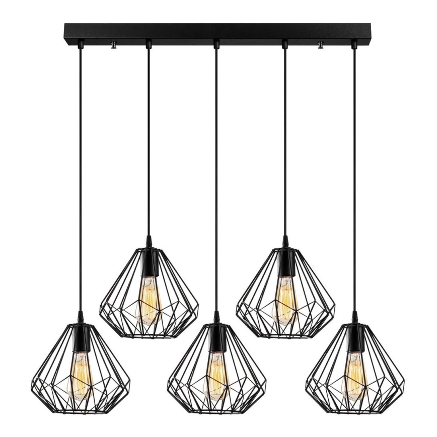 Candelabro suspenso DIAMOND 5xE27/100W/230V