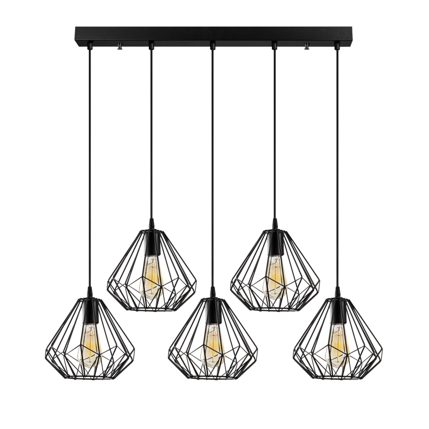 Candelabro suspenso DIAMOND 5xE27/100W/230V