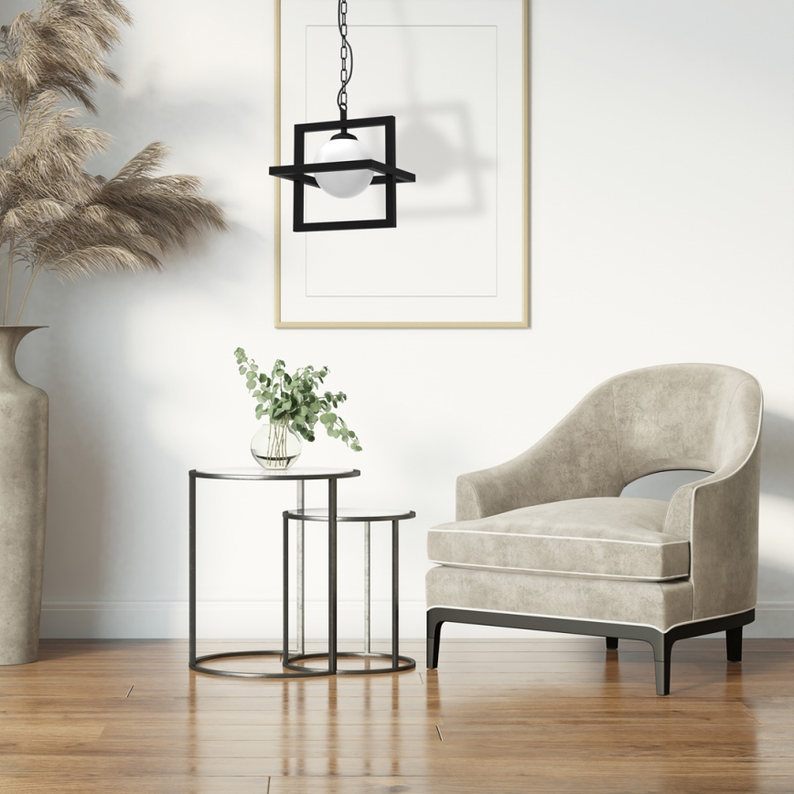 Candelabro suspenso DIEGO 1xE14/40W/230V preto