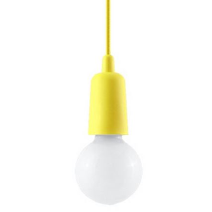 Candelabro suspenso DIEGO 1xE27/60W/230V amarelo
