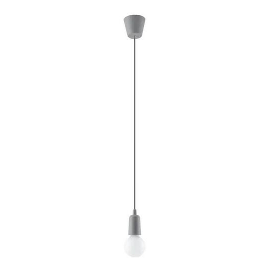 Candelabro suspenso DIEGO 1xE27/60W/230V cinzento