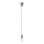 Candelabro suspenso DIEGO 1xE27/60W/230V cinzento