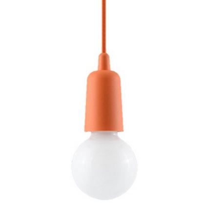 Candelabro suspenso DIEGO 1xE27/60W/230V laranja
