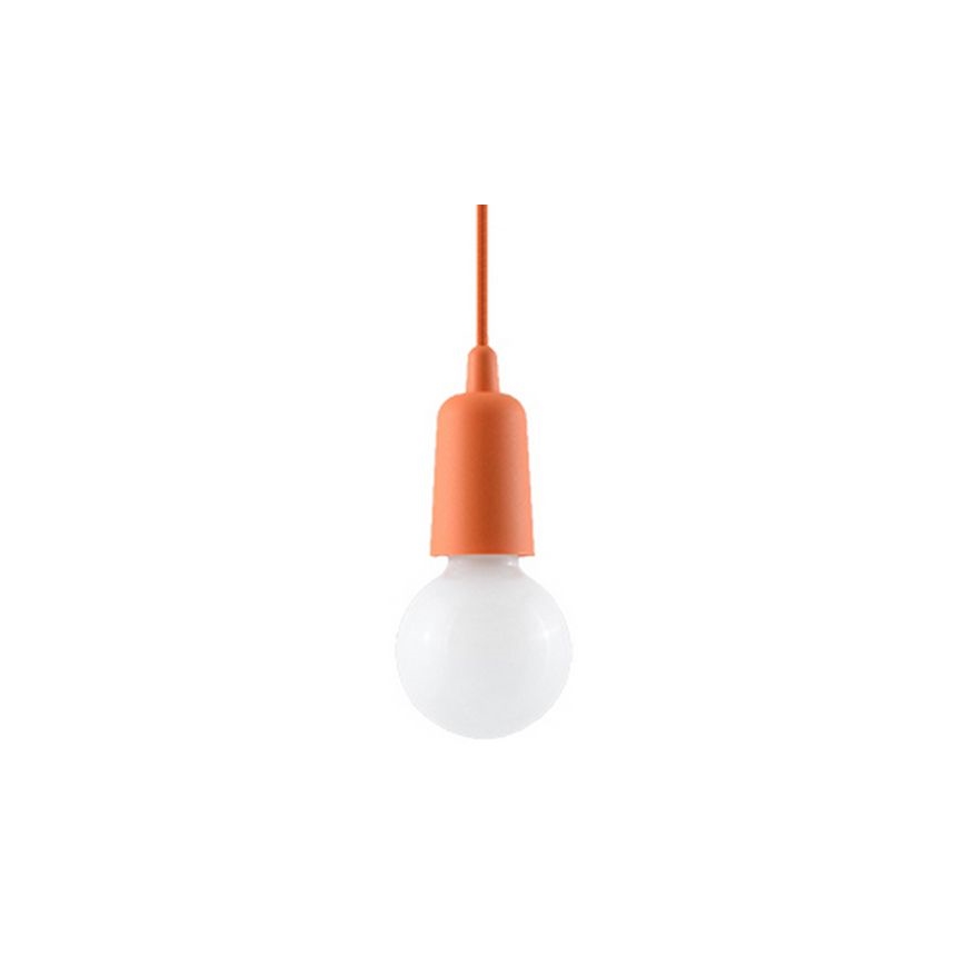Candelabro suspenso DIEGO 1xE27/60W/230V laranja