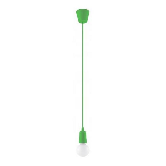 Candelabro suspenso DIEGO 1xE27/60W/230V verde
