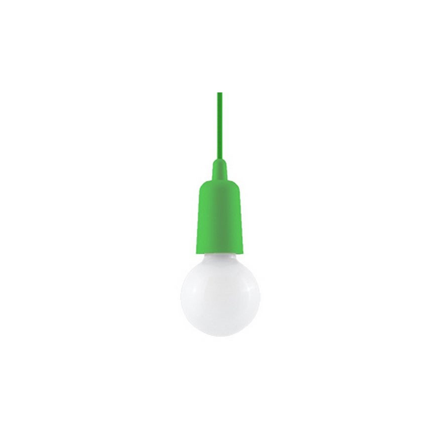 Candelabro suspenso DIEGO 1xE27/60W/230V verde