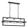 Candelabro suspenso DIEGO 3xE14/40W/230V preto