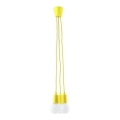 Candelabro suspenso DIEGO 3xE27/60W/230V amarelo