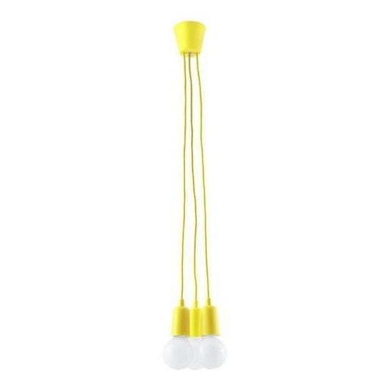 Candelabro suspenso DIEGO 3xE27/60W/230V amarelo
