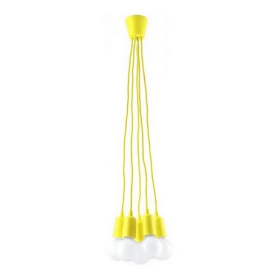 Candelabro suspenso DIEGO 5xE27/60W/230V amarelo