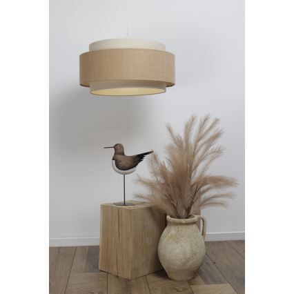 Candelabro suspenso DOBLO 1xE27/60W/230V bege/creme