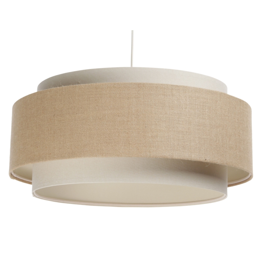 Candelabro suspenso DOBLO 1xE27/60W/230V bege/creme