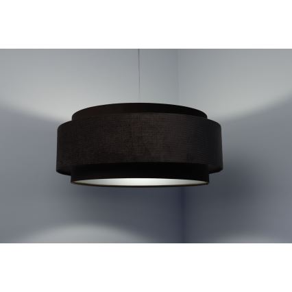 Candelabro suspenso DOBLO 1xE27/60W/230V castanho/prateado