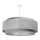 Candelabro suspenso DOBLO 1xE27/60W/230V cinzento/prateado