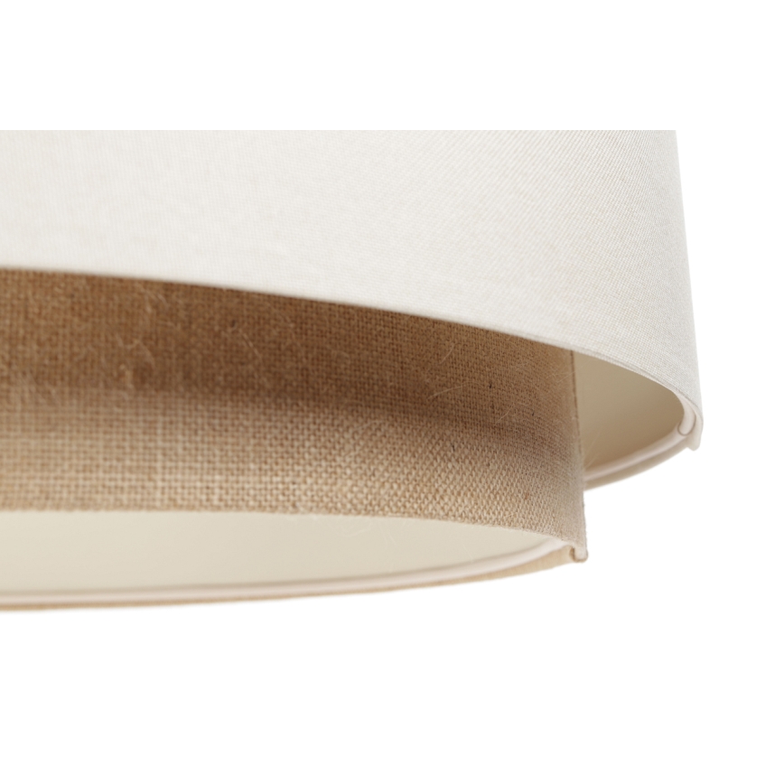 Candelabro suspenso DOBLO 1xE27/60W/230V creme/bege