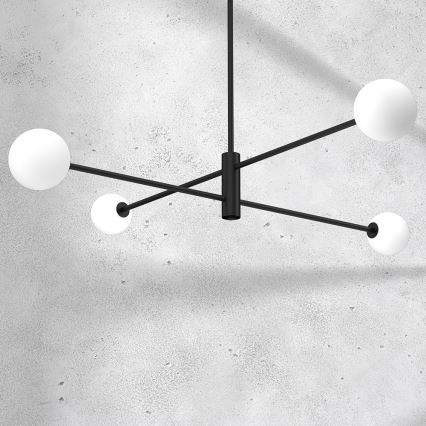 Candelabro suspenso DORI 4xG9/25W/230V preto