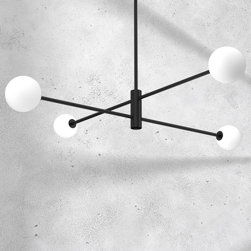 Candelabro suspenso DORI 4xG9/25W/230V preto