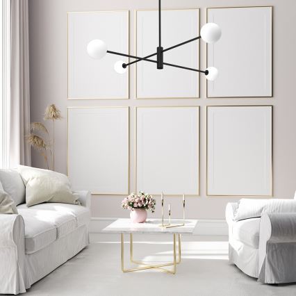 Candelabro suspenso DORI 4xG9/25W/230V preto