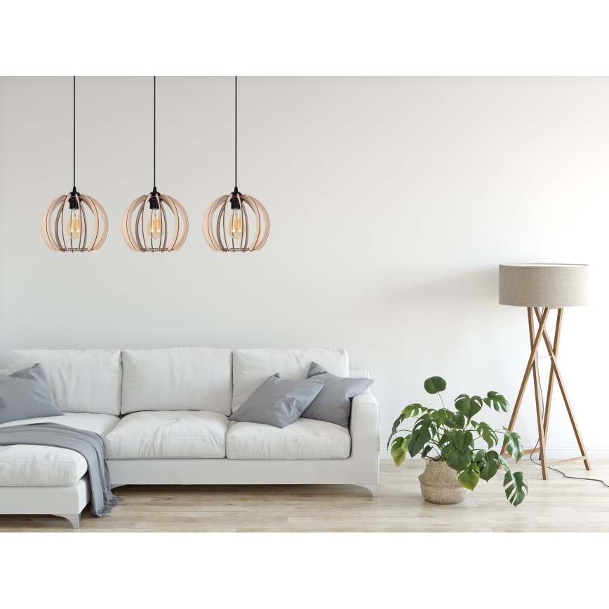 Candelabro suspenso DORO 3xE27/60W/230V