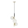 Candelabro suspenso DUO 3xE14/40W/230V dourado/preto