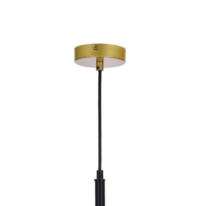 Candelabro suspenso DUO 3xE14/40W/230V dourado/preto