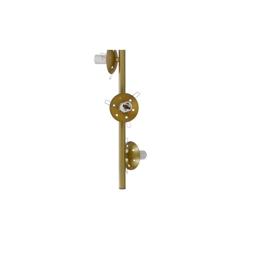 Candelabro suspenso DUO 3xE14/40W/230V dourado/preto