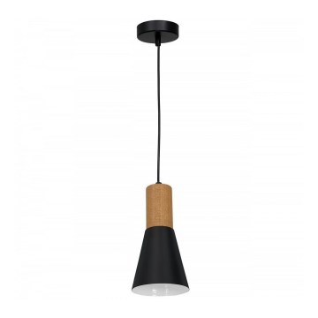Candelabro suspenso EDMON 1xE27/60W/230V preto