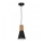 Candelabro suspenso EDMON 1xE27/60W/230V preto
