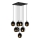 Candelabro suspenso EFE 9xE27/40W/230V