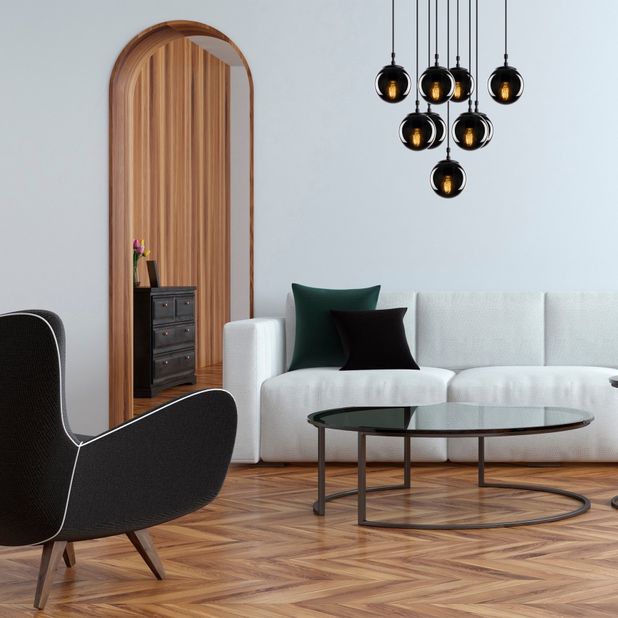 Candelabro suspenso EFE 9xE27/40W/230V
