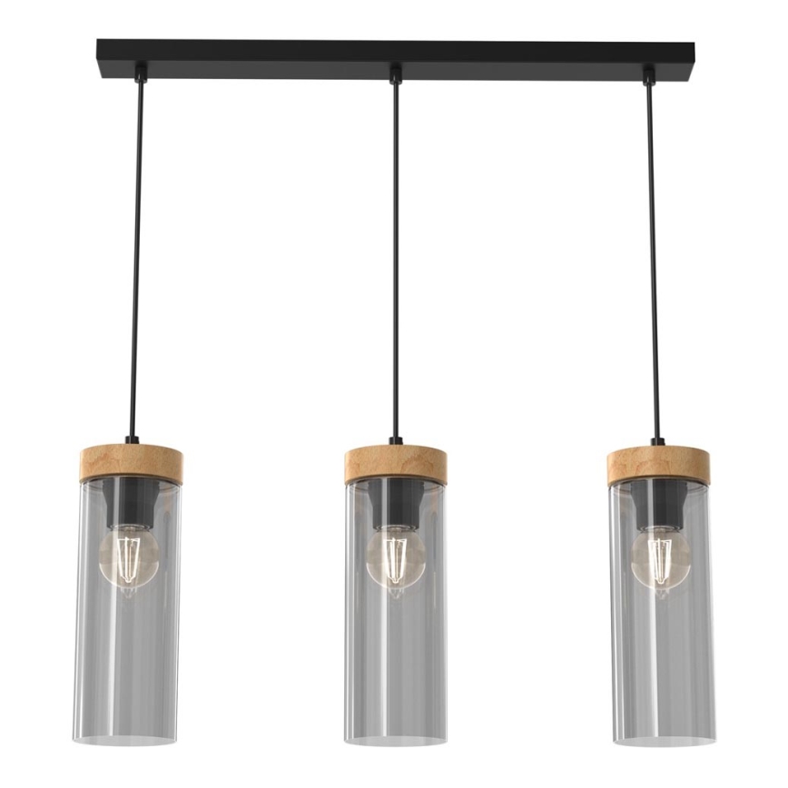 Candelabro suspenso ELICA 3xE27/60W/230V