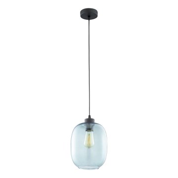 Candelabro suspenso ELIO 1xE27/15W/230V azul