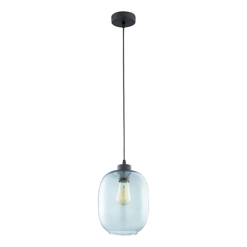 Candelabro suspenso ELIO 1xE27/15W/230V azul