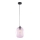 Candelabro suspenso ELIO 1xE27/60W/230V rosa