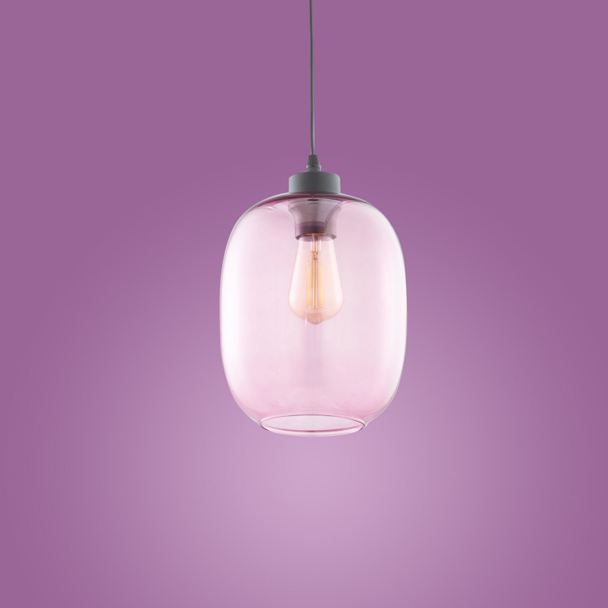 Candelabro suspenso ELIO 1xE27/60W/230V rosa