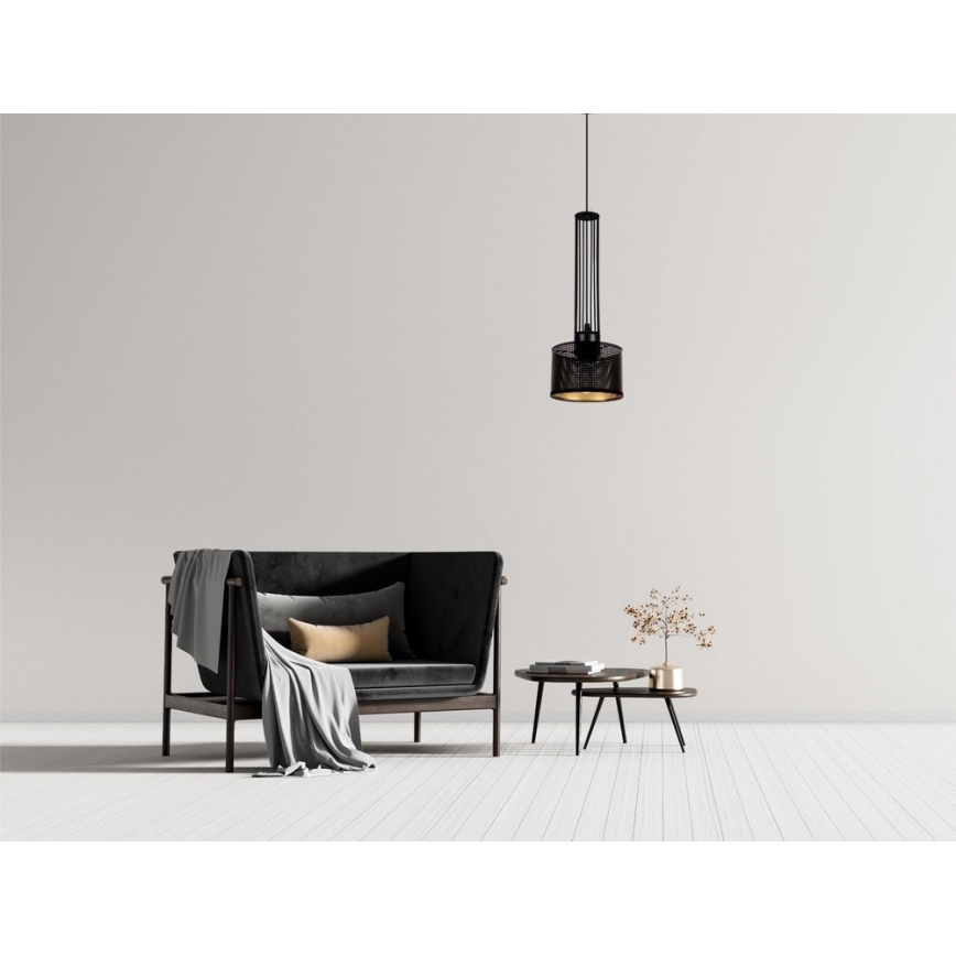 Candelabro suspenso ELIS 1xE27/60W/230V diâmetro 15 cm