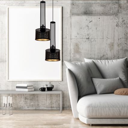 Candelabro suspenso ELIS 2xE27/60W/230V diâmetro 30 cm