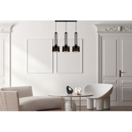 Candelabro suspenso ELIS 3xE27/60W/230V