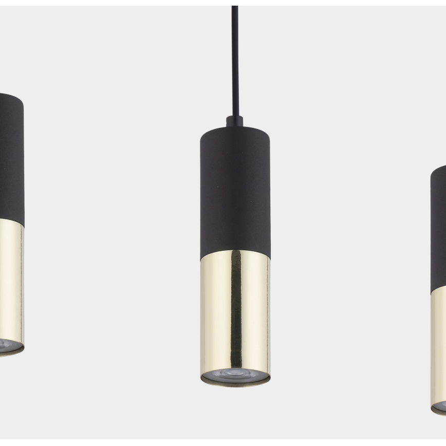 Candelabro suspenso ELIT 6xGU10/10W/230V preto