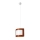 Candelabro suspenso ELODIE 1xE27/60W/230V carvalho