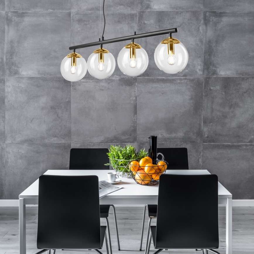 Candelabro suspenso ELOISE 4xE14/15W/230V