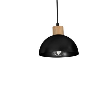 Candelabro suspenso ERIK 3xE27/60W/230V bege/preto