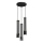 Candelabro suspenso ESTILO 3xGU10/40W/230V preto