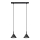 Candelabro suspenso ETNA 2xGX53/15W/230V preto