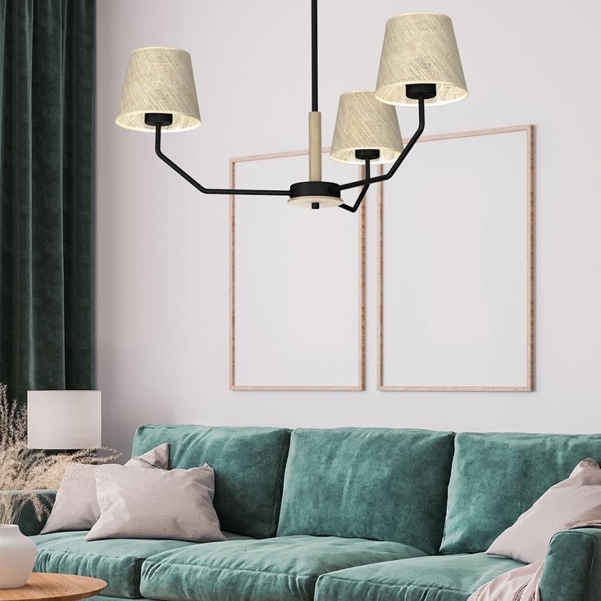 Candelabro suspenso ETNA 3xE27/60W/230V