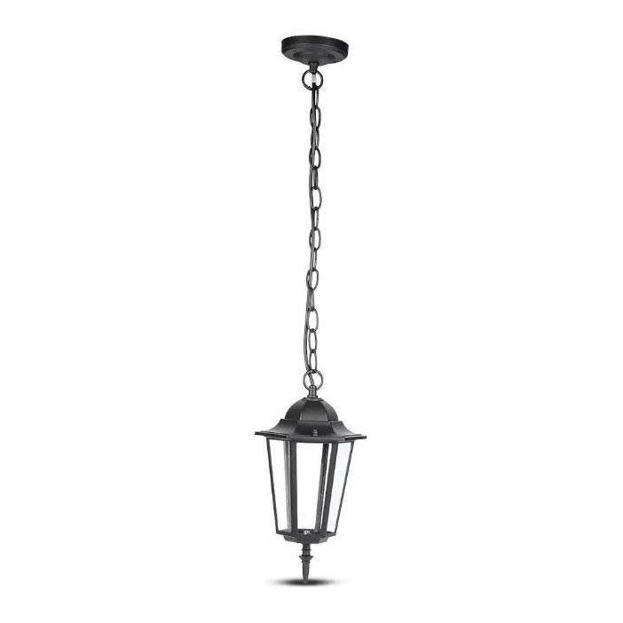 Candelabro suspenso exterior 1xE27/40W/230V IP44 preto