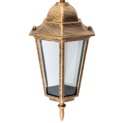 Candelabro suspenso exterior 1xE27/60W/230V dourado IP44