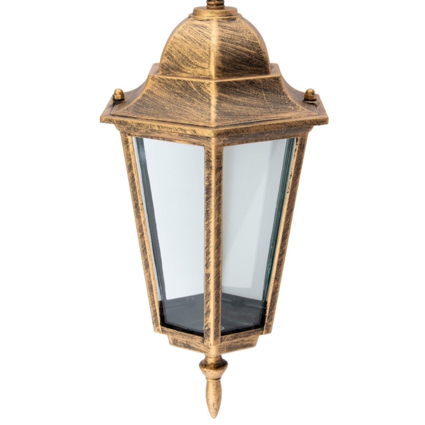 Candelabro suspenso exterior 1xE27/60W/230V dourado IP44